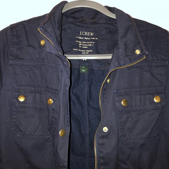 J. Crew Navy Field Jacket - Picture 3 of 7